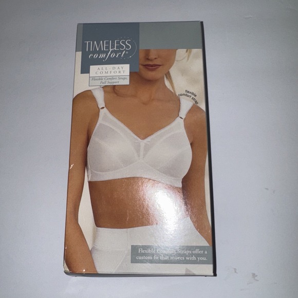 Sears Timeless Comfort Bra 42D Flexible Comfort Full‎ Support NIB 2004 - Picture 1 of 7